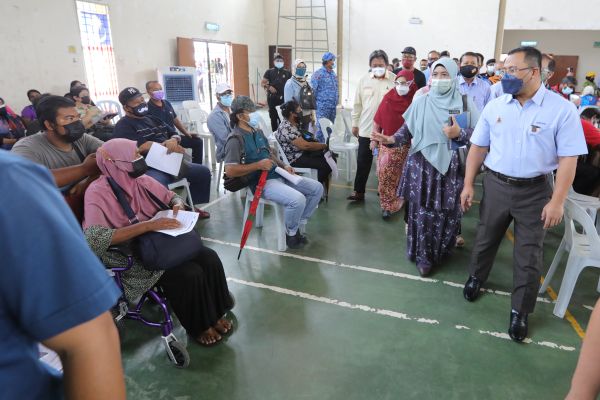 Slot vaksin tanpa janji temu di Serendah ditambah 300 lagi