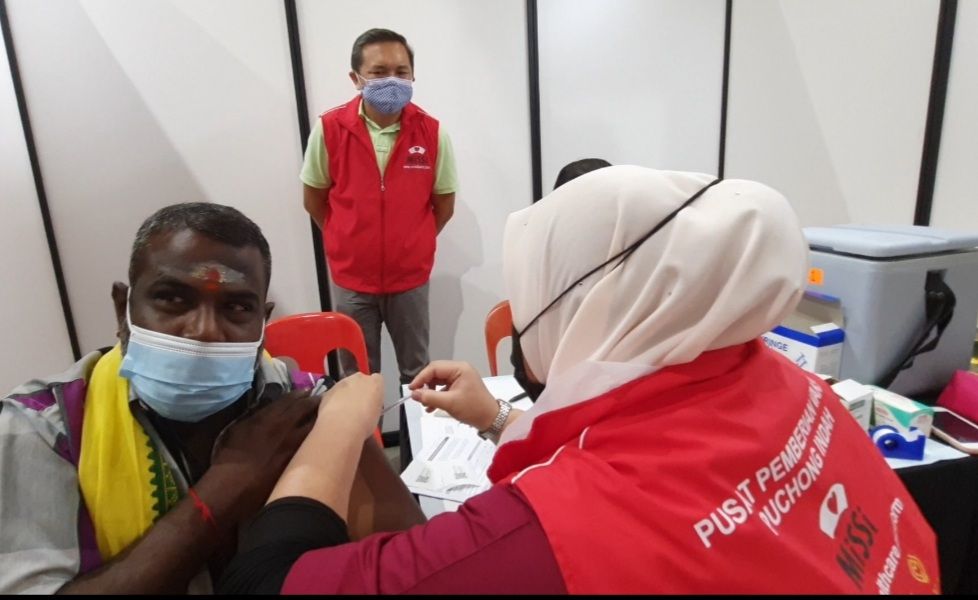 蒲种英达接种中心启用三周  逾2.5万人接种首剂疫苗