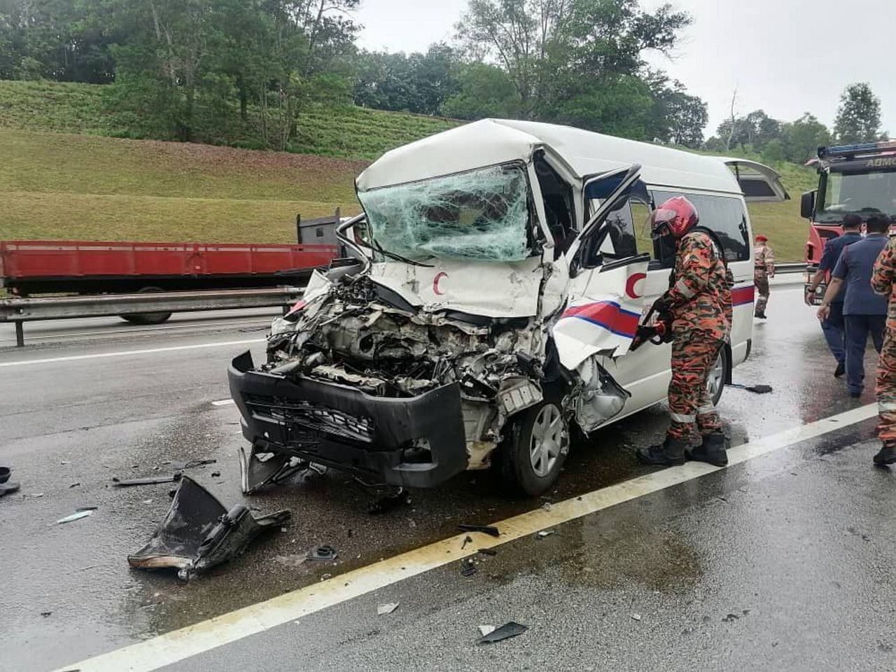 MOH van driver killed, three staff hurt when collecting vaccine
