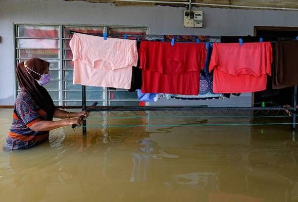 Jumlah mangsa banjir di Perak terus turun kepada 241 orang