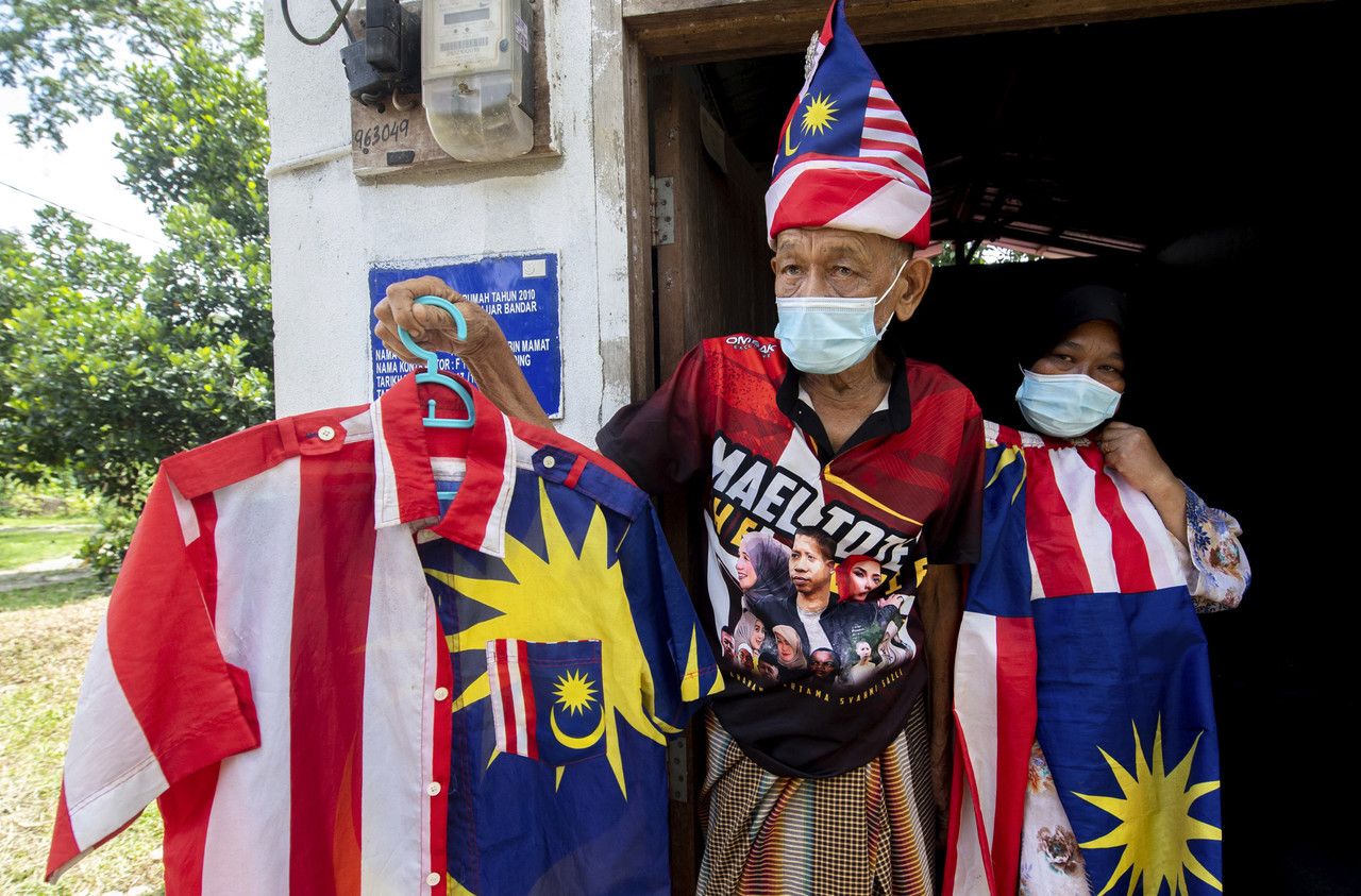 Kesihatan merosot tetap semangat mahu sambut Hari Kebangsaan