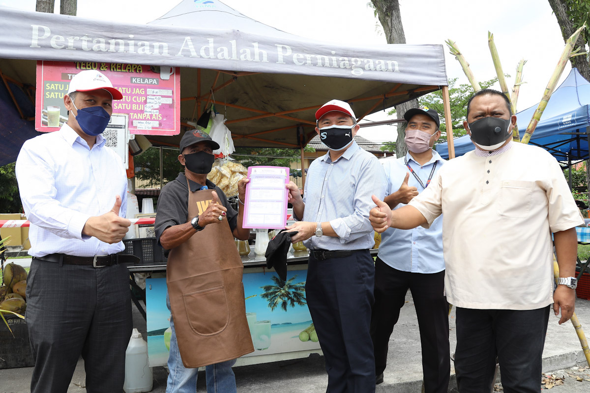 Peniaga sekitar Taman Templer diminta mohon permit sementara, tempoh lulus singkat