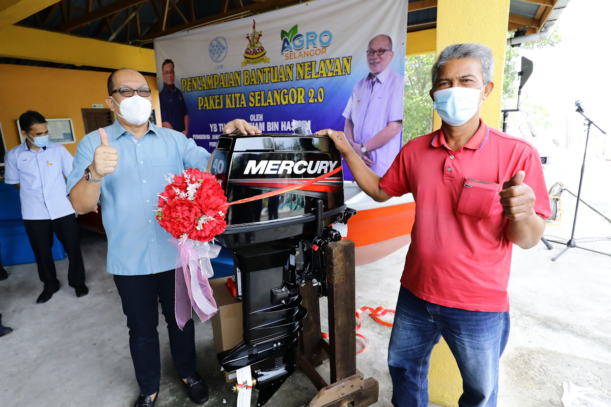 Impian nelayan miliki enjin sangkut 40 kuasa kuda tercapai