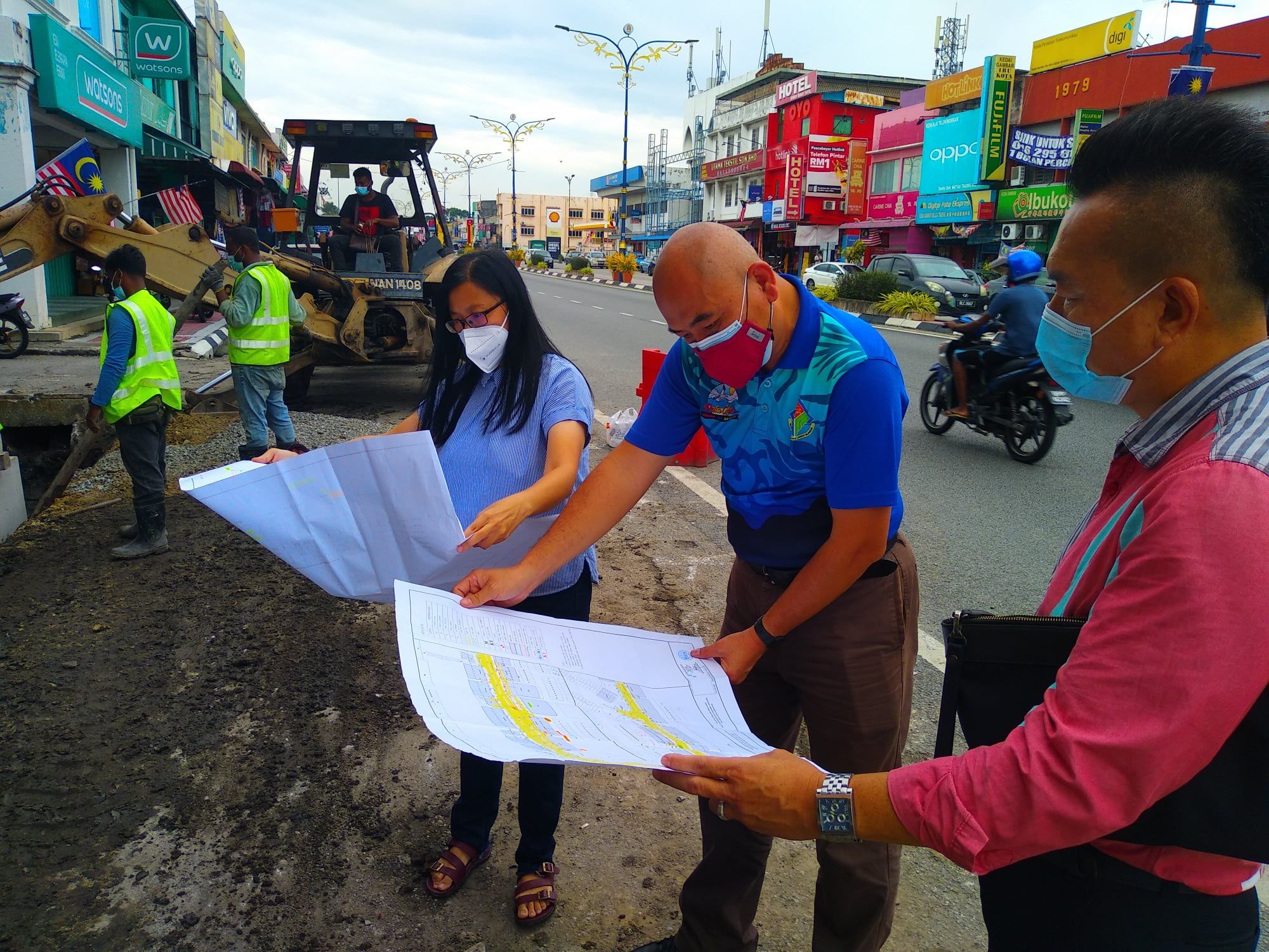 瓜冷市会拨110万改善排水  刘永山：解决万津大街积水问题