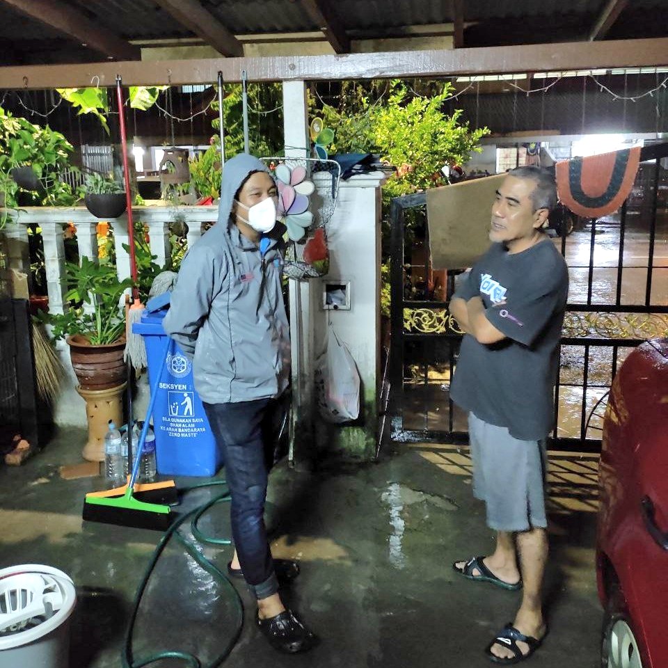 60 rumah di Seksyen 4, 10 terjejas akibat banjir kilat