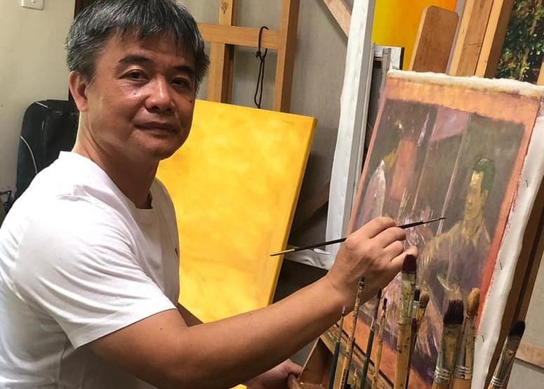 Artis zahir makanan jalanan kegemaran atas kanvas