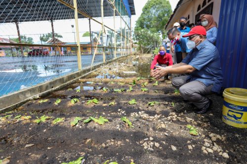 Eight community gardens receive RM40,000 in equipment aid