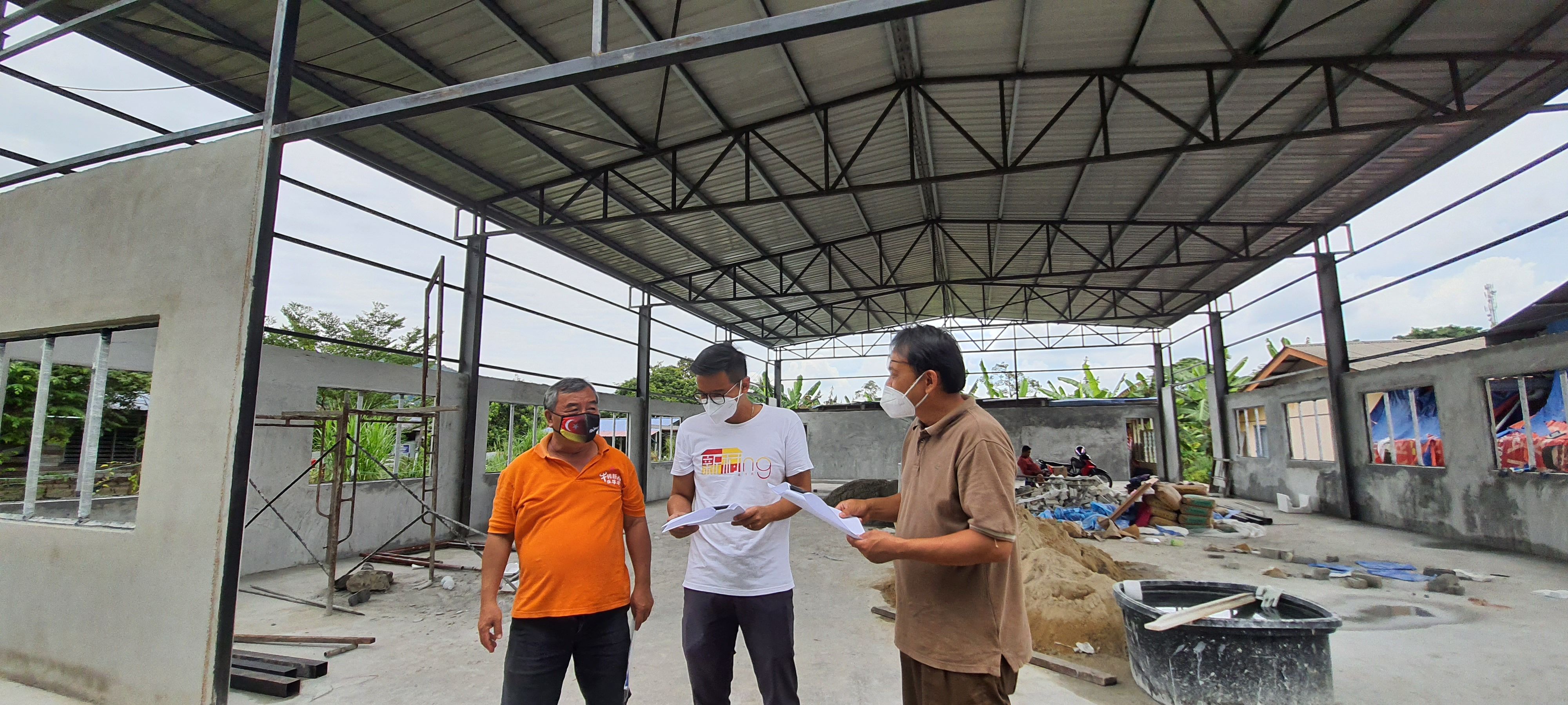 雪州政府拨10万提升武来岸打仑新村民众礼堂 预计年杪竣工