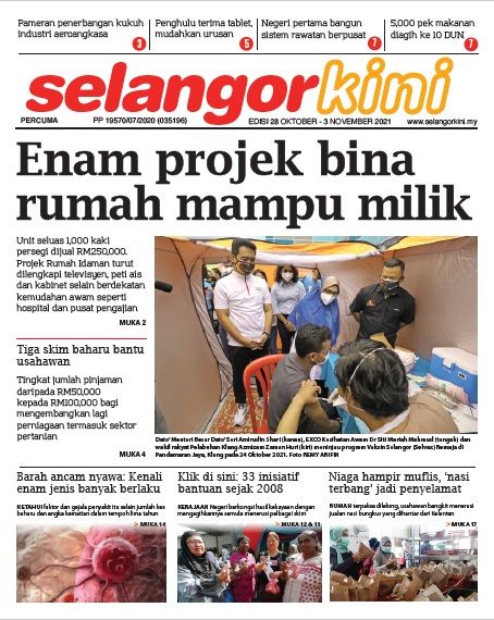 Selangorkini 28 Oktober - 3 November 2021