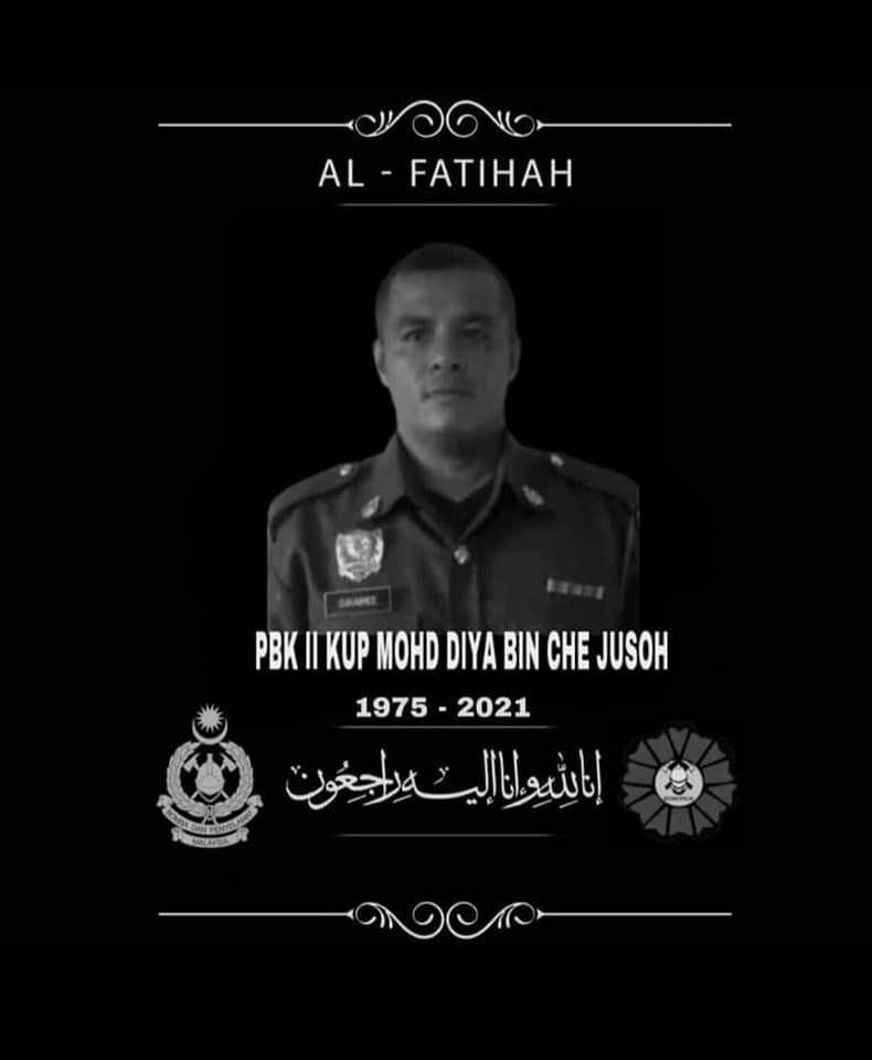 Anggota bomba rebah bantu mangsa banjir meninggal dunia