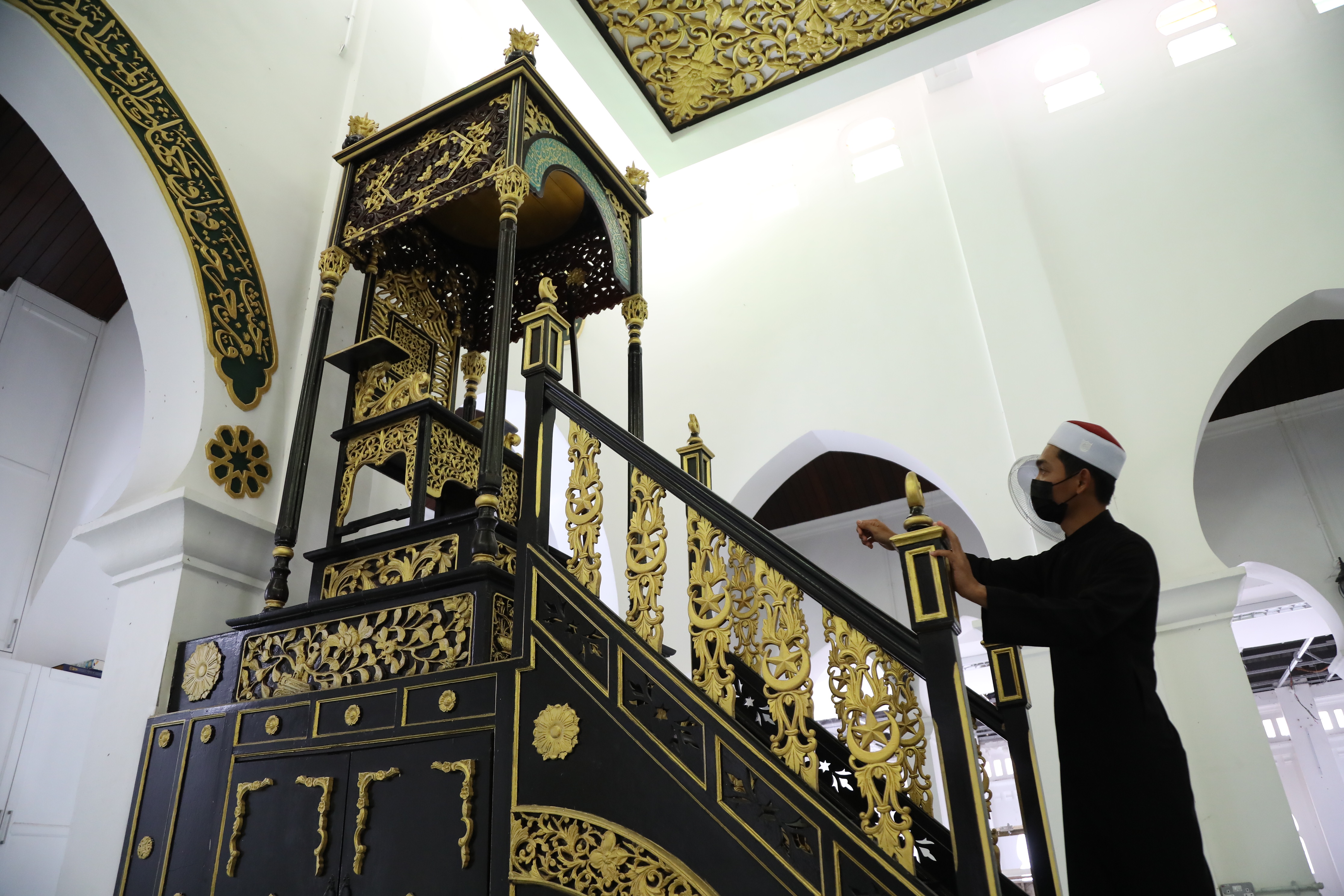 Aneka motif alam Melayu hiasi estetika masjid