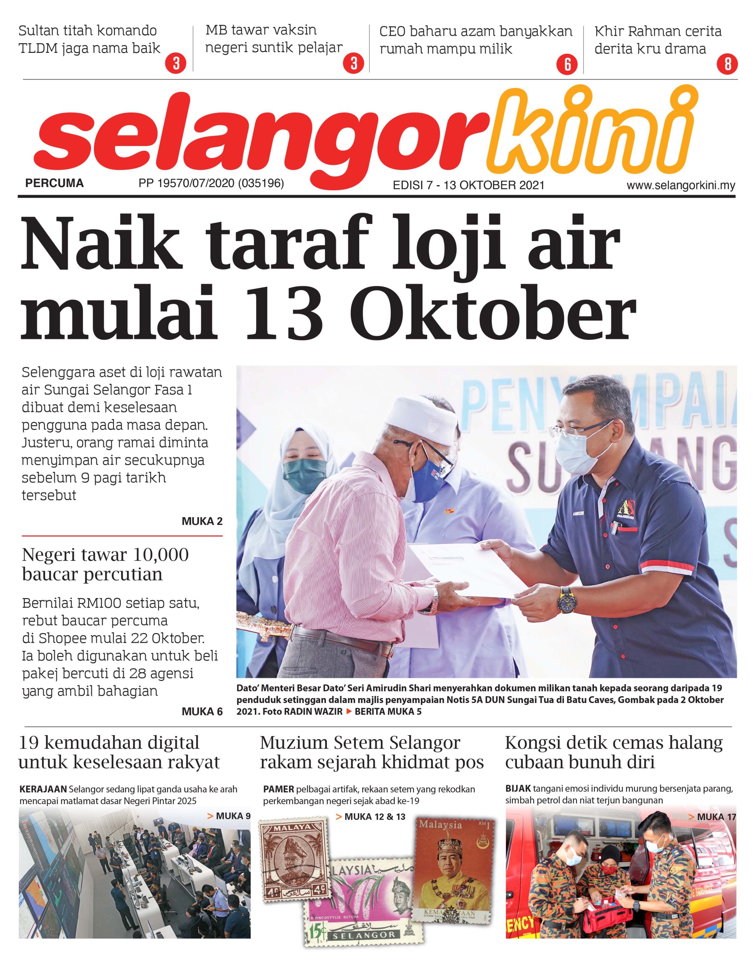 SelangorKini 7 - 13 Oktober 2021