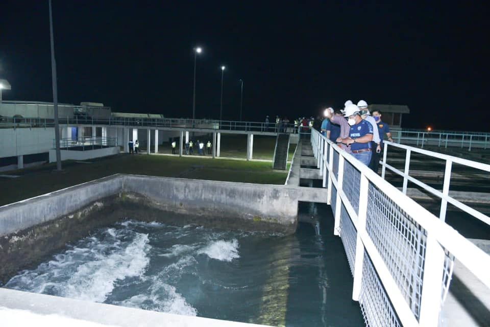 雪河第一期滤水站正在平稳操作 预计5pm分阶段供水