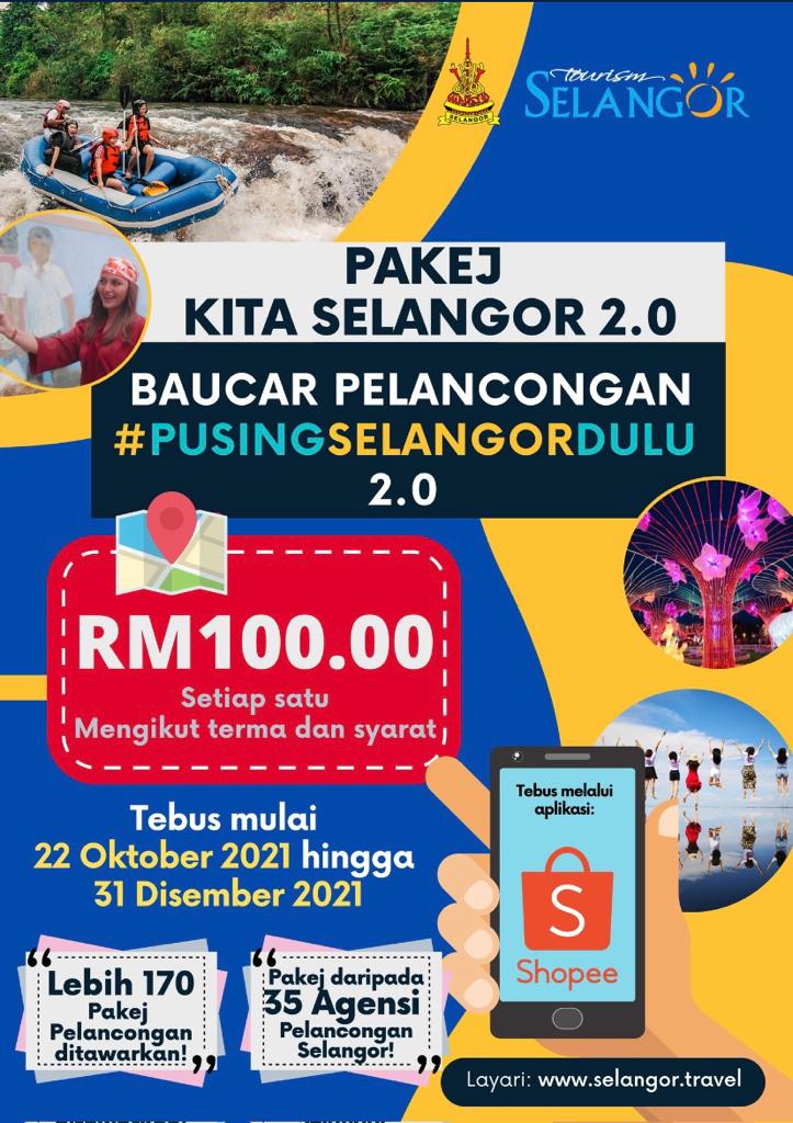 Percuma! Dapatkan baucar pelancongan RM100 mulai tengah malam ini