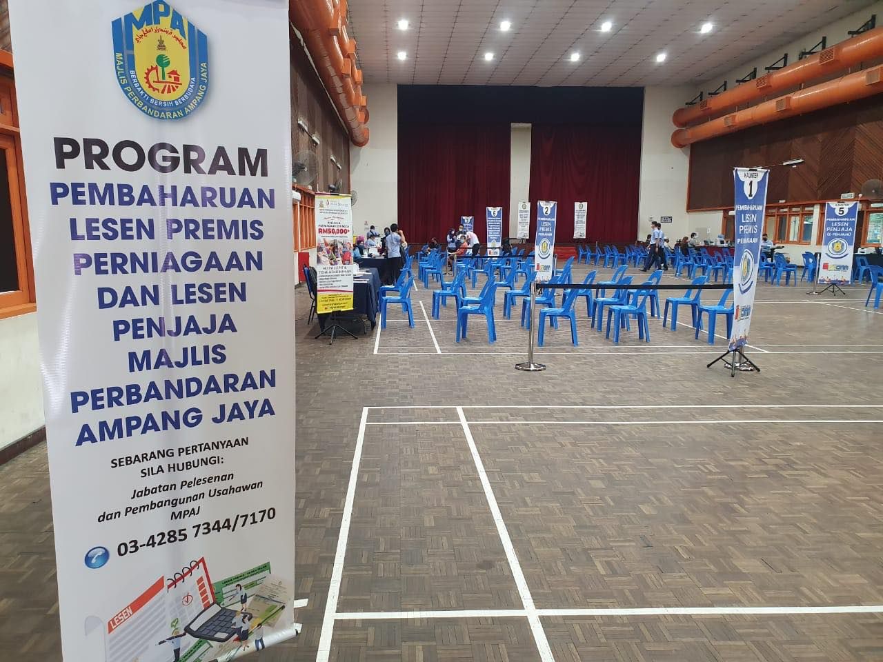 安邦市会即日起礼堂设柜  更新2022年商业小贩执照