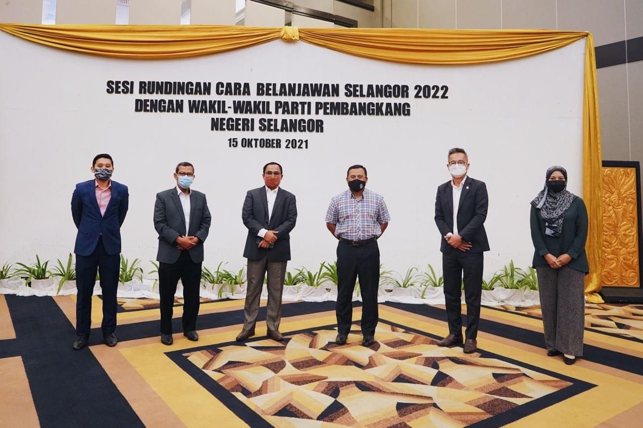 MB libatkan pembangkang bincang Belanjawan Selangor 2022