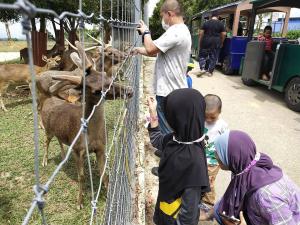 Visitors throng the Selangor Fruit Valley