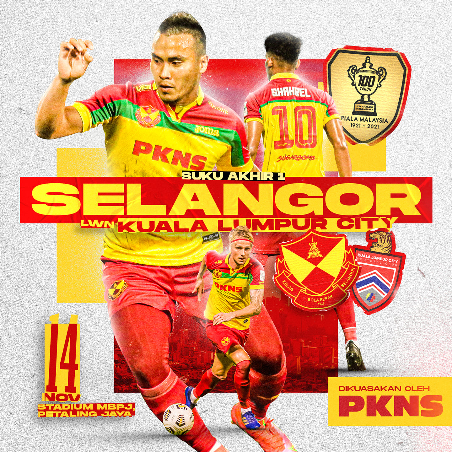 Piala Malaysia: Selangor FC ajak penyokong ke stadium esok