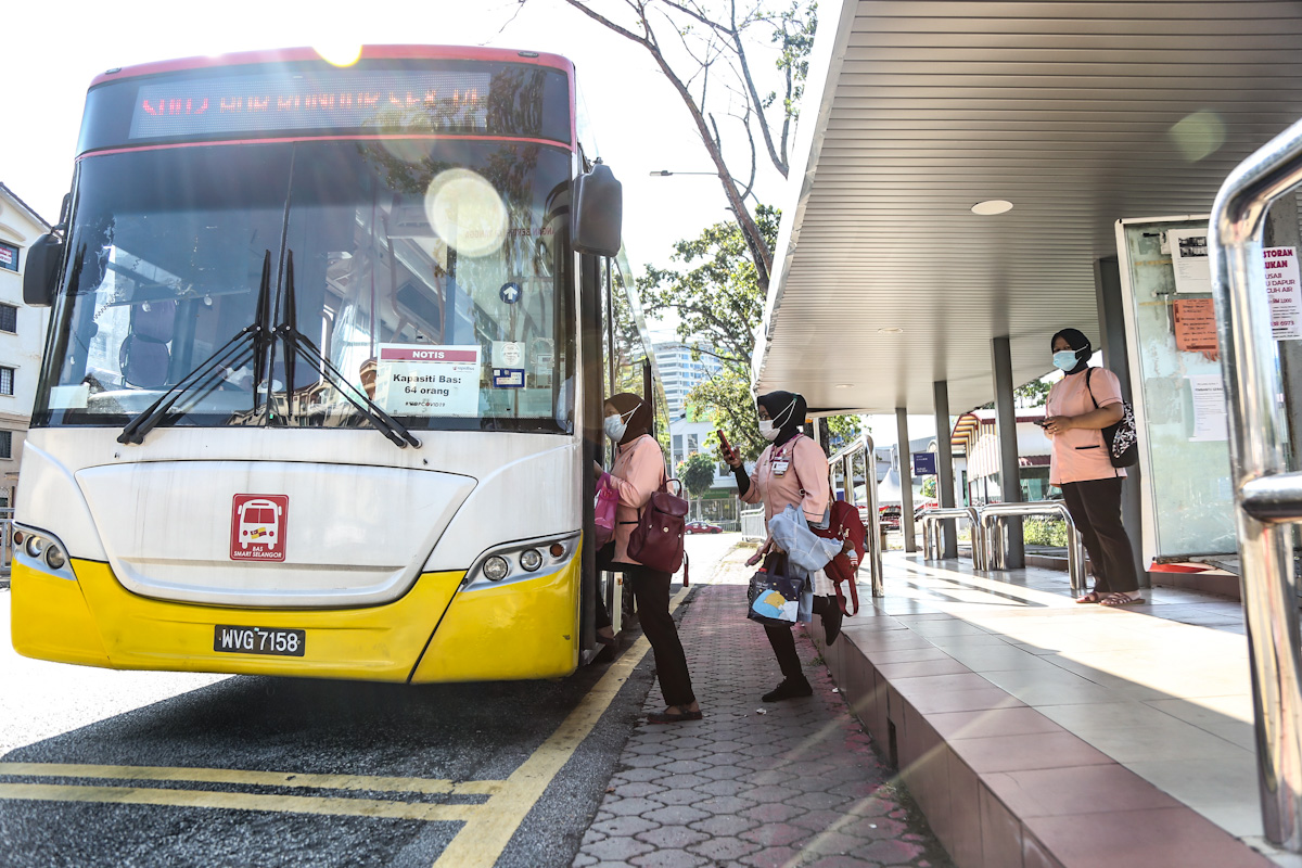 Tiga dari lima laluan Bas Smart Selangor di Subang Jaya kembali operasi