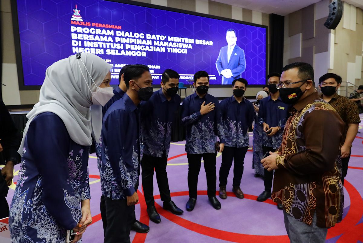 MB: Selangor bakal tubuh unit baharu libat mahasiswa