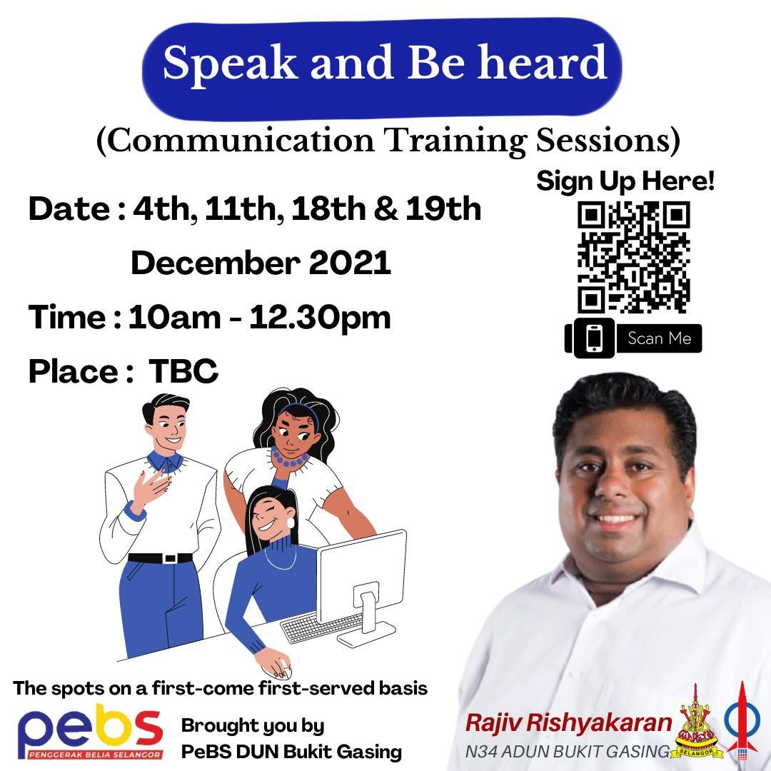 邀参与免费英语演讲训练班  拉吉夫：让您更自信讲英语