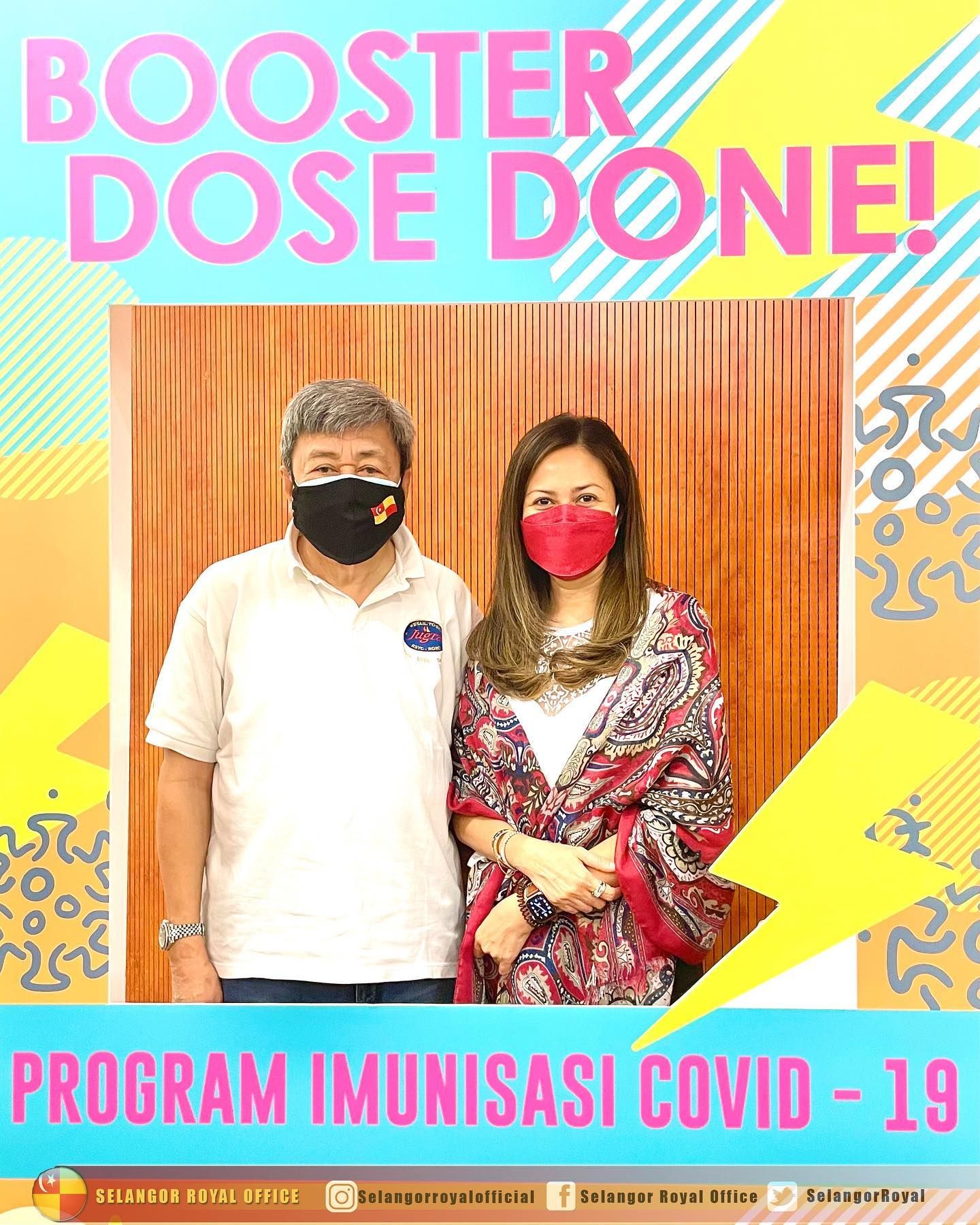 雪州苏丹伉俪接种加强剂