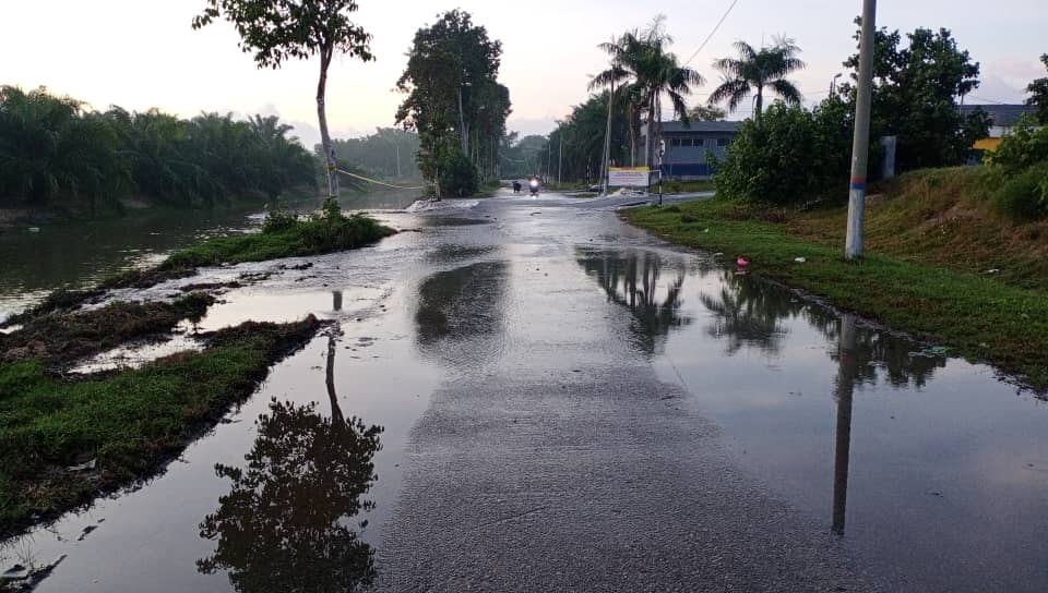 Air pasang besar: Situasi di Kuala Langat terkawal meski berlaku limpahan air