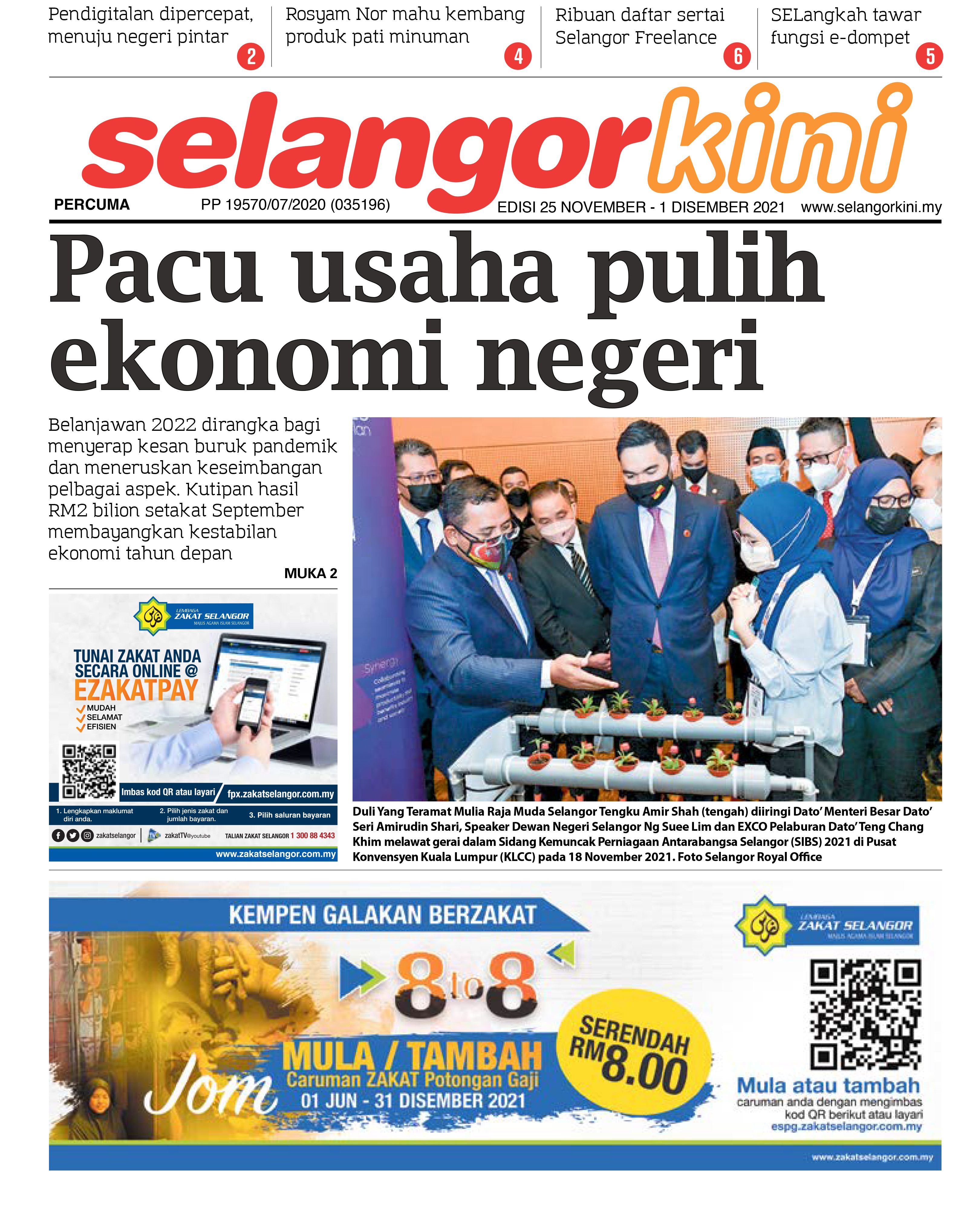 SelangorKini 25 November - 1 Disember 2021