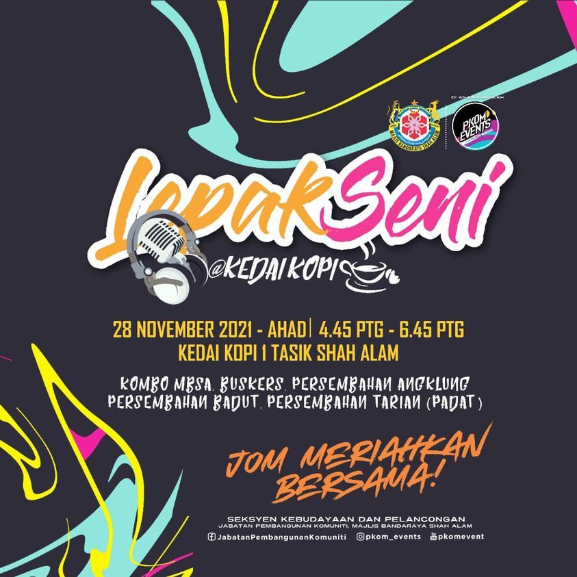 Program Lepak Seni MBSA kembali secara fizikal Ahad ini