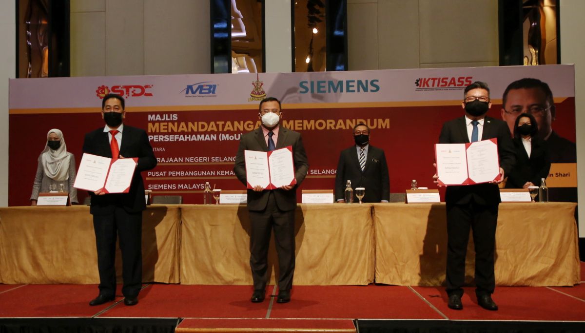 Kerjasama Selangor, Siemens latih tenaga mahir Revolusi Industri 4.0