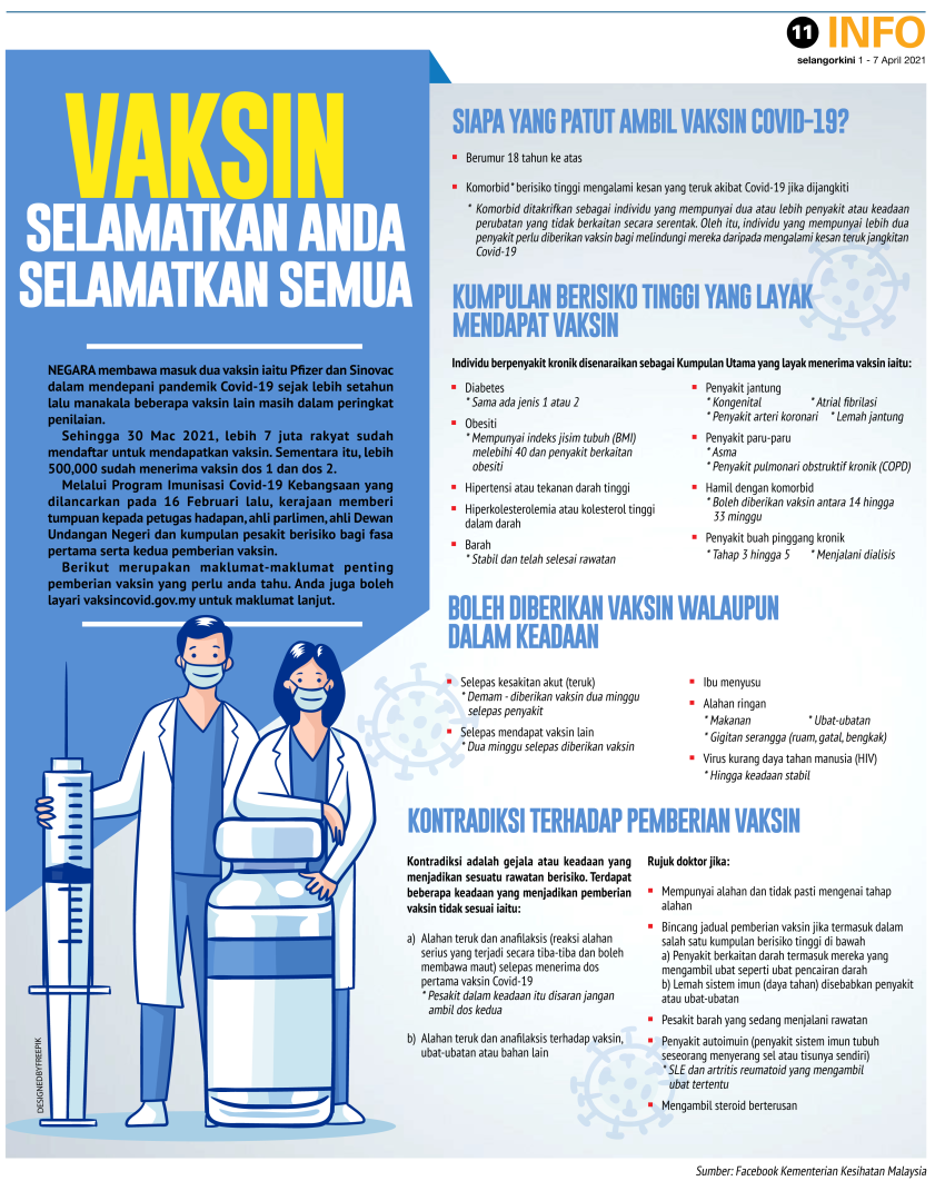 Vaksin selamatkan anda