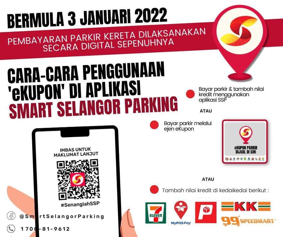 Parkir digital di Selangor mulai 3 Januari depan