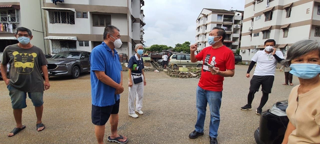 水灾殃及蒲种13哩  黄思汉派粮施援灾黎