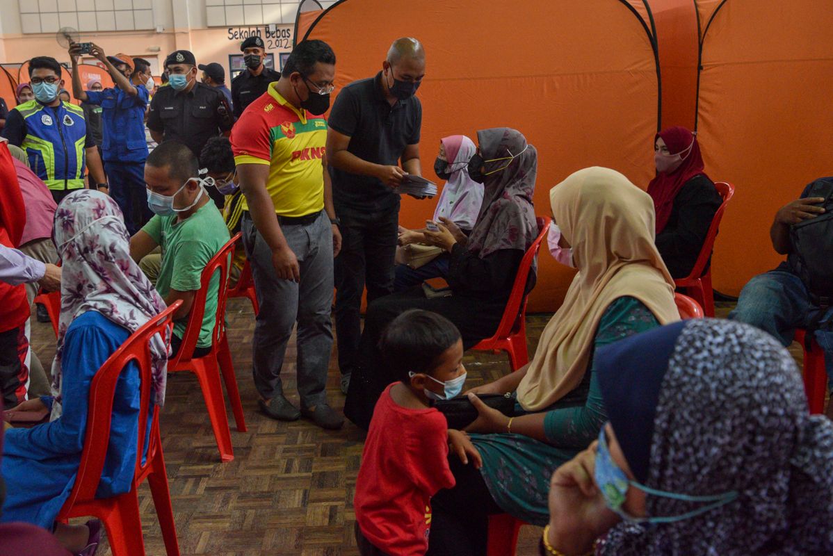 Lima pusat pemindahan masih beroperasi, tempatkan 479 mangsa banjir