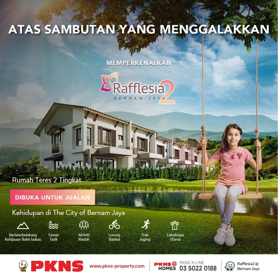 PKNS推出Rafflesia 2双层排屋 售价低于45万7000令吉