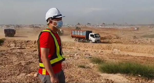 水灾后垃圾量激增 而榄土埋场日均处理量增1500吨