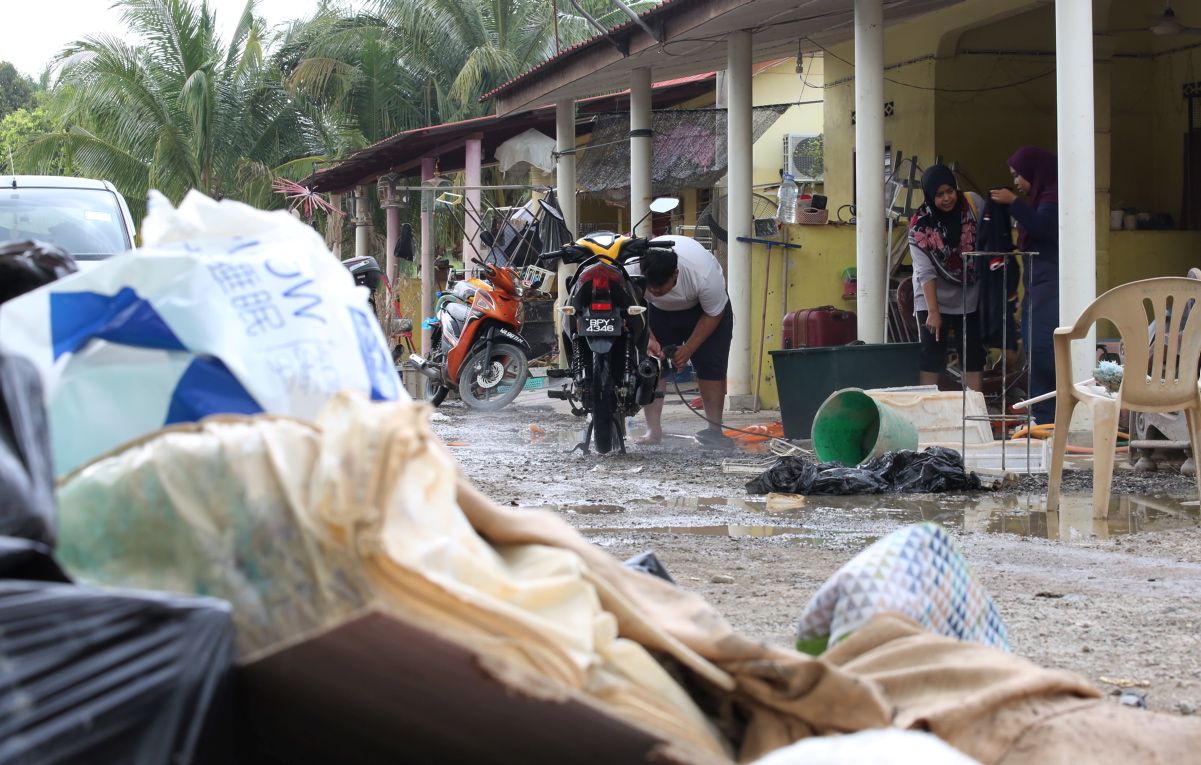 Jumlah mangsa banjir di Selangor turun kepada 7,503 orang