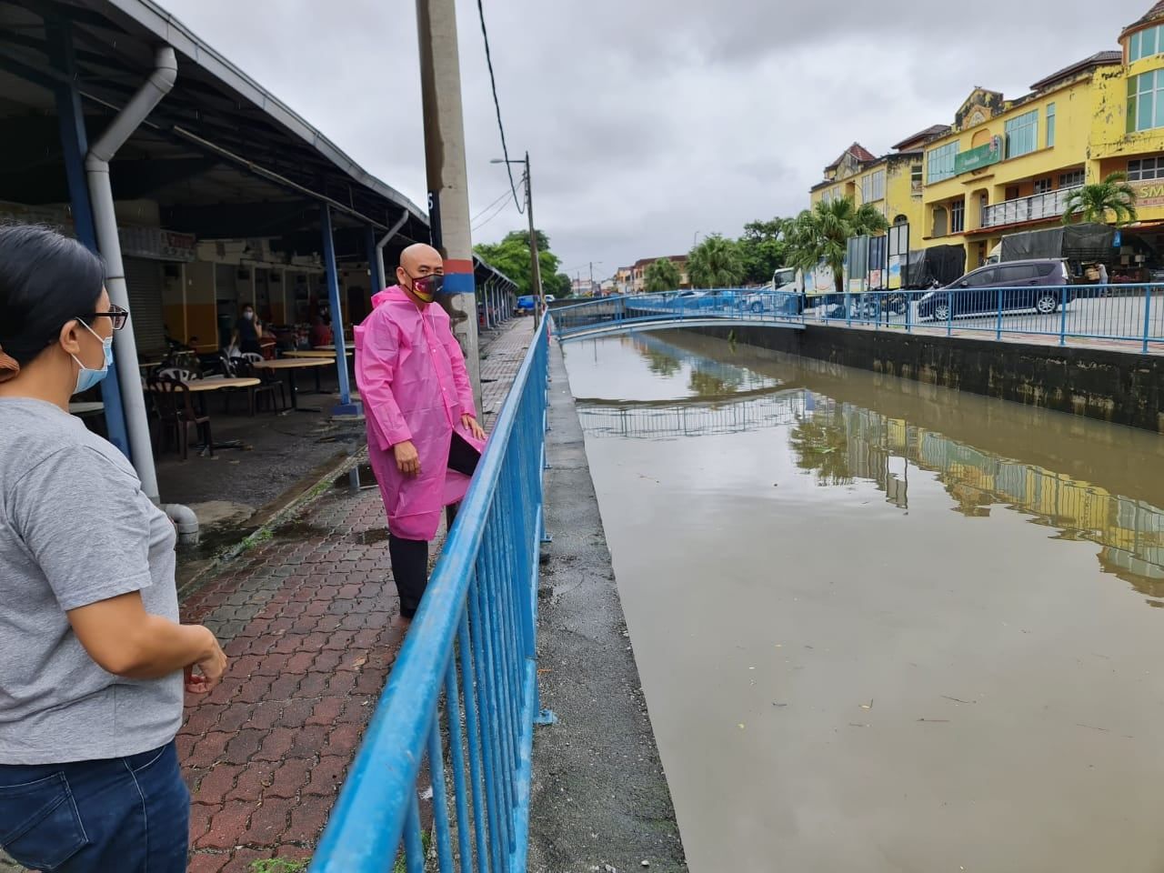 万津与仁村多地区淹水 刘永山： 水位于下午开始下降
