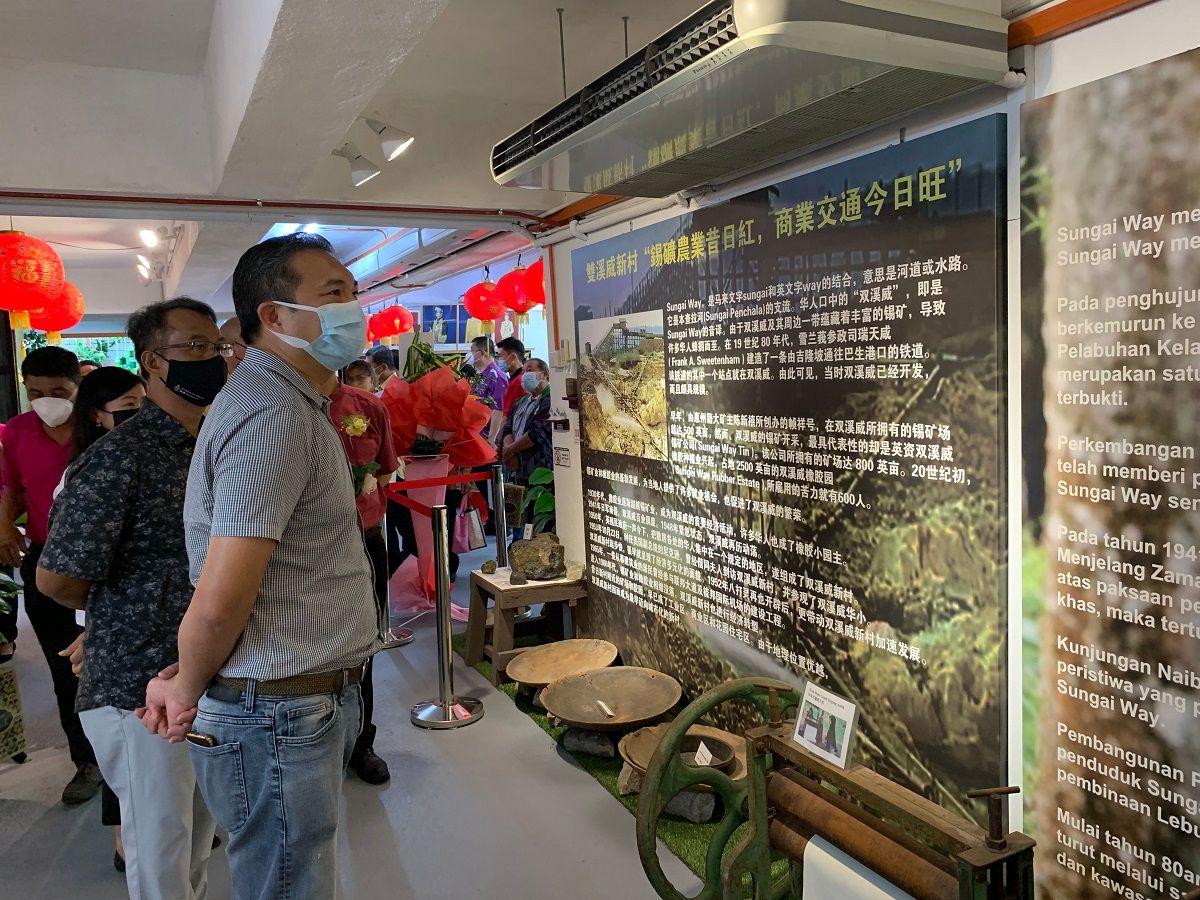 雪政府偕民众筹集逾10万  打造双溪威新村历史文物馆