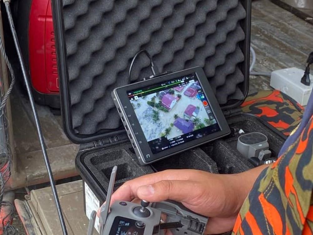 Fire Dept Air Division uses drones to monitor flood-hit areas