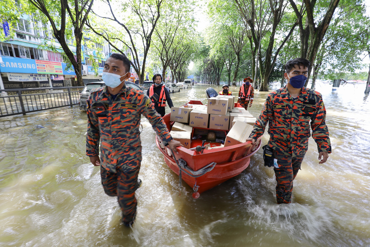 Gelombang kedua banjir: Bomba sedia lima khemah bantuan di Hulu Langat