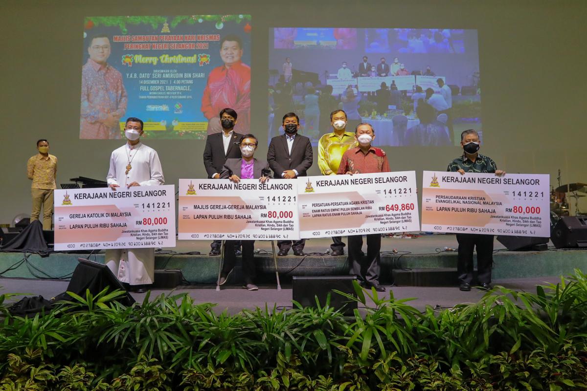 Negeri agih hampir RM650,000 santuni persatuan Kristian