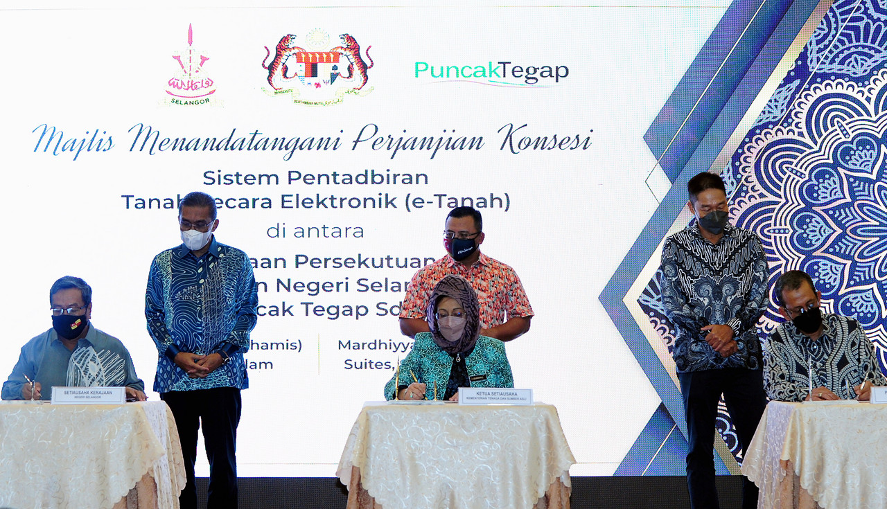 Selangor, KETSA, PTSB sign agreement to implement 'e-Tanah' system