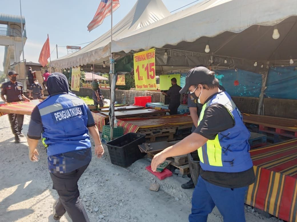 取缔无牌及外籍小贩 巴生市会整顿早市