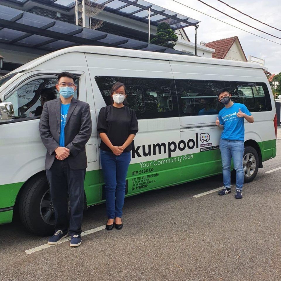 Kumpool电召巴士来到梳邦再也 缓解塞车停车位问题