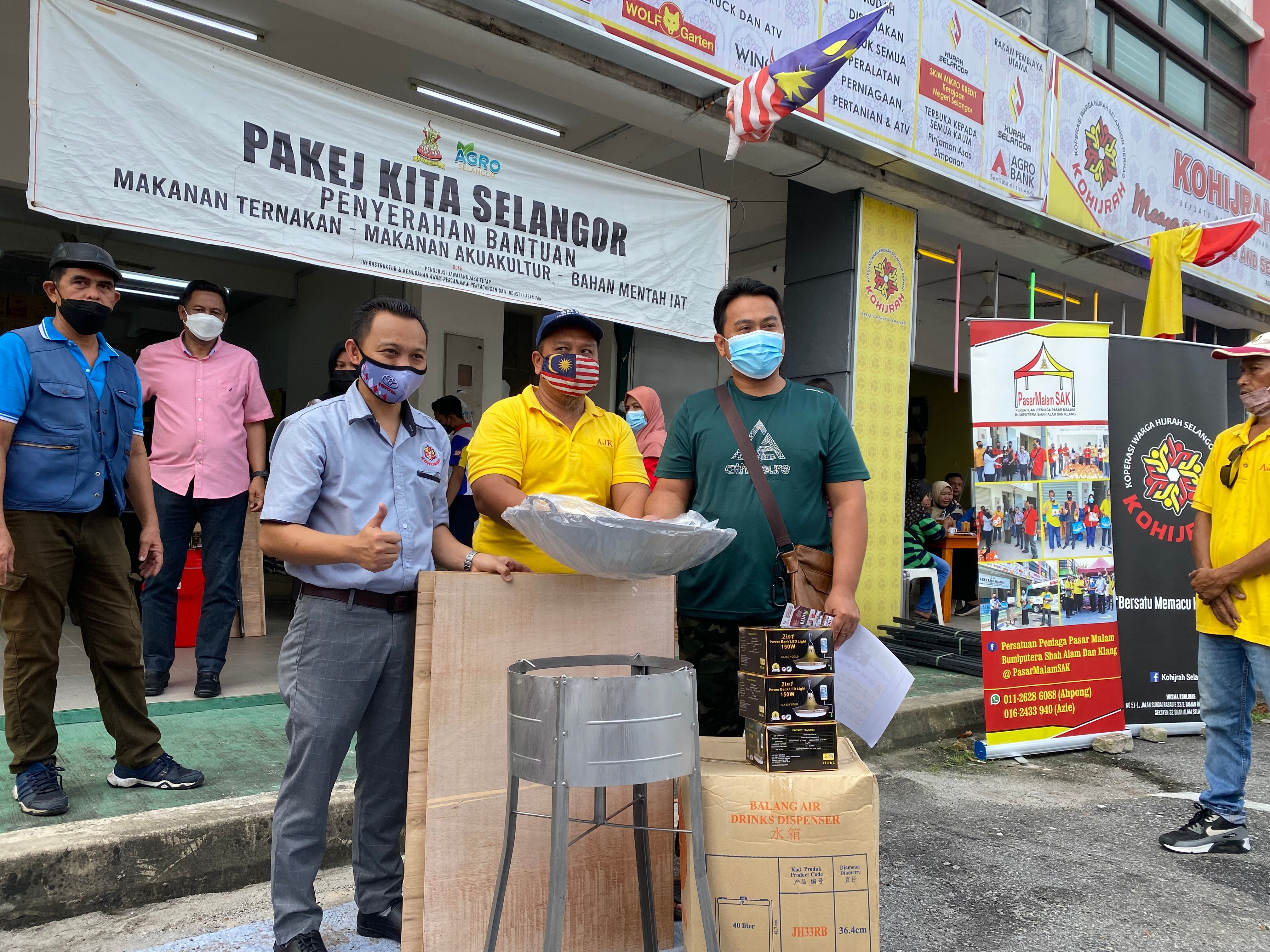 Kohijrah bantu hampir 300 penjaja terjejas bah, sedia alatan niaga