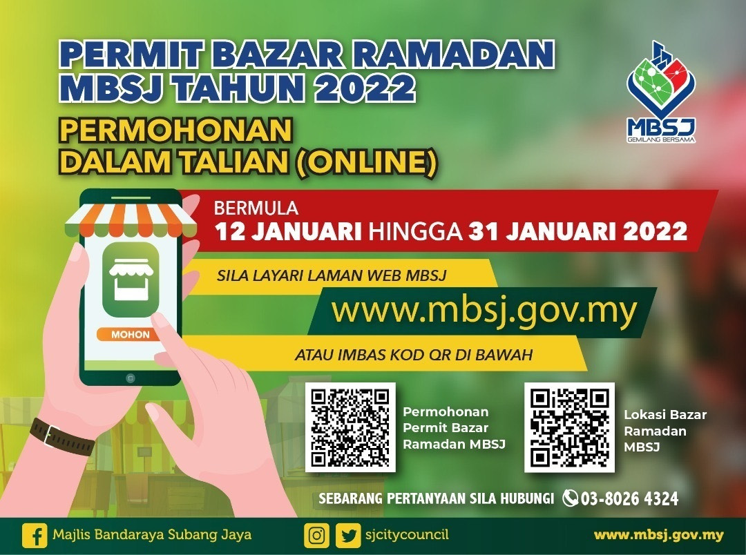 Bazar Ramadan: MBSJ buka permohonan permit, ada 1,251 petak niaga