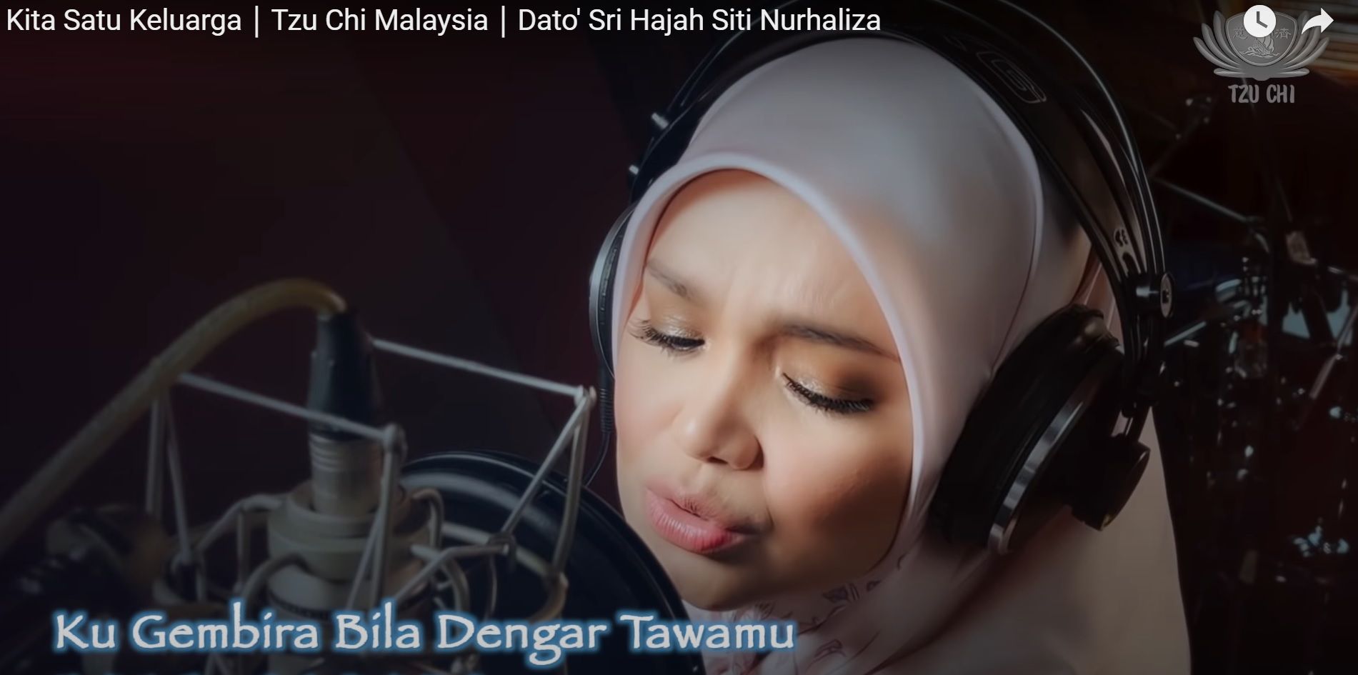 马来天后献唱慈济《一家人》 唱出跨种族相助精神