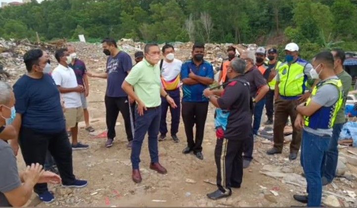 Laluan BK 8 Bandar Kinrara ditutup, elak aktiviti pembuangan sampah haram