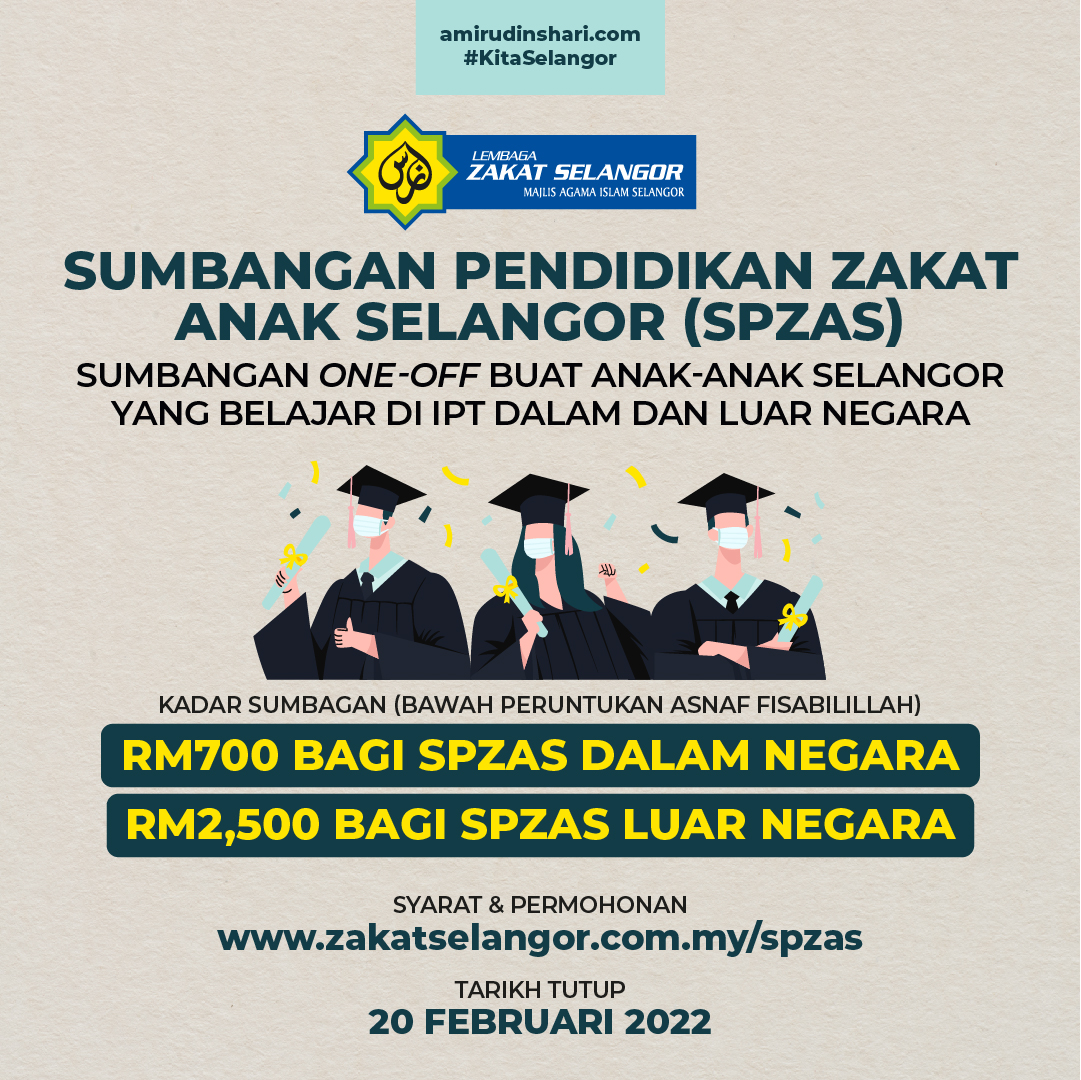 MB calls upon Muslim tertiary students to apply for Zakat Anak Selangor aid